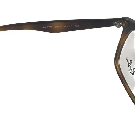 Ray-Ban 7176 Tortoise Frame Eyeglasses - Picture 3 of 5